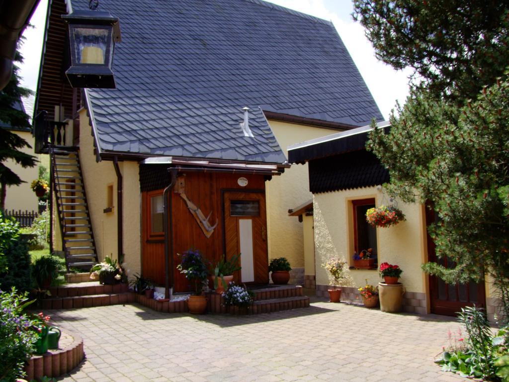 Ferienhaus Erzgebirge "An Der Trebe" Mit Kamin Und Sauna Neuhausen  Pokoj fotografie
